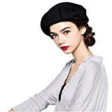 kekolin Wool Beret Hat Stylish Womens Warm Winter Hat Classic For Women